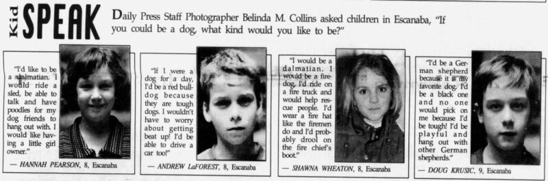 Remembering Kids Speak for Thursday, July 9, 2026